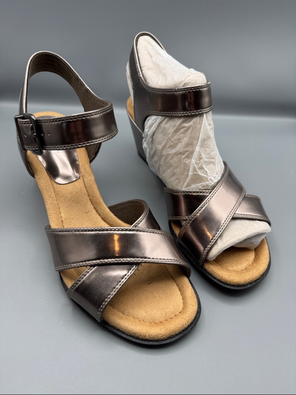 Clarks® Women's Emmalae Iris Wedge Sandals